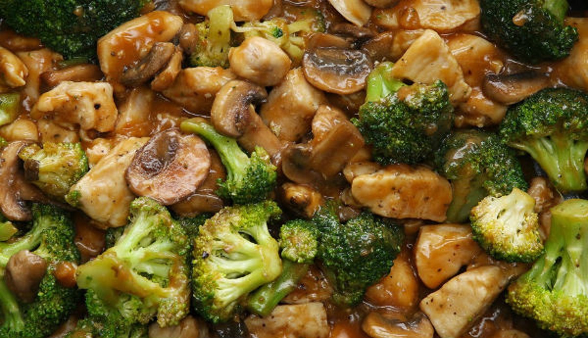 Piept De Pui Cu Broccoli și Ciuperci In Sos Combinația Perfectă