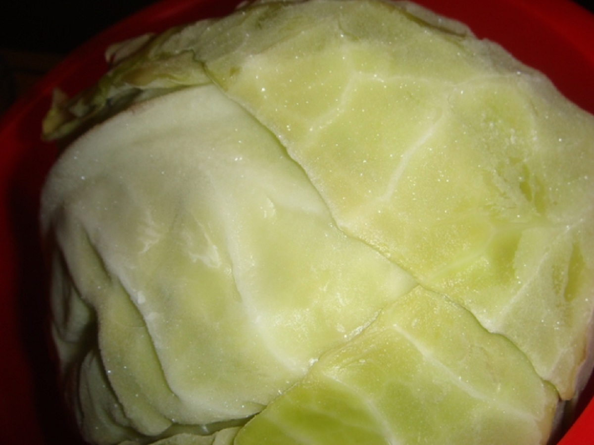 Заморозка капусты белокочанной