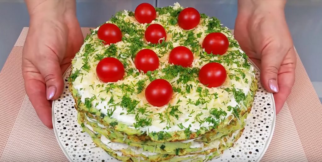 Рецепт торт с кабачков с фото пошагово