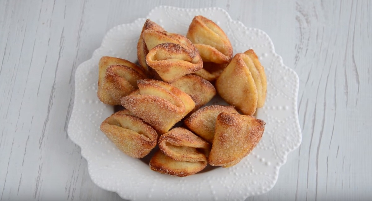 Печенье гусиные лапки из творога рецепт с фото пошагово в духовке сахаром в домашних