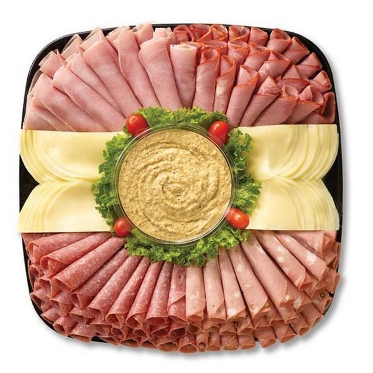 Нарезка из колбасы и сыра на праздничный стол фото